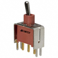 E-Switch - 100AWSP1T2B4VS2RE - SWITCH TOGGLE SPDT 0.4VA 20V