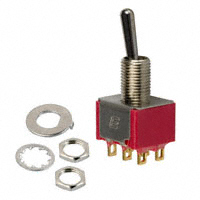 E-Switch - 100DP1T1B1M1REH - SWITCH TOGGLE DPDT 0.4VA 20V