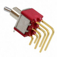 E-Switch - 100DP1T2B4M7RE - SWITCH TOGGLE DPDT 0.4VA 20V