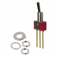 E-Switch - 100SP1T1B1M51REH - SWITCH TOGGLE SPDT 0.4VA 20V