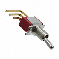 E-Switch - 100SP1T1B5M7RE - SWITCH TOGGLE SPDT 0.4VA 20V