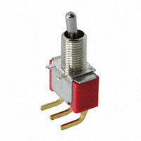 E-Switch - 100SP1T2B1M6RE - SWITCH TOGGLE SPDT 0.4VA 20V