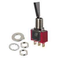 E-Switch - 100SP1T6B11M1REH - SWITCH TOGGLE SPDT 0.4VA 20V