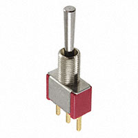 E-Switch - 100SP4T3B1M2RE - SWITCH TOGGLE SPDT 0.4VA 20V