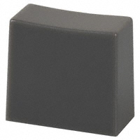 E-Switch - 1CDGR - CAP PUSHBUTTON RECT DARK GRAY