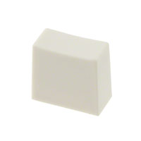 E-Switch - 1CWHT - CAP PUSHBUTTON RECTANGULAR WHITE