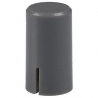 E-Switch - 1RDGR - CAP PUSHBUTTON ROUND DARK GRAY