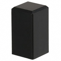 E-Switch - 1SBLK - CAP PUSHBUTTON SQUARE BLACK