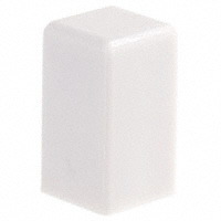 E-Switch - 1SWHT - CAP PUSHBUTTON SQUARE WHITE