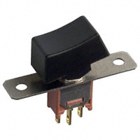 E-Switch - 400MSP1R1BLKM1RE - SWITCH ROCKER SPDT 0.4VA 20V