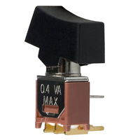 E-Switch - 400MSP1R6BLKM6RE - SWITCH ROCKER SPDT 0.4VA 20V