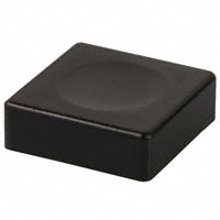 E-Switch - 4JBLK - CAP PUSHBUTTON SQUARE BLACK