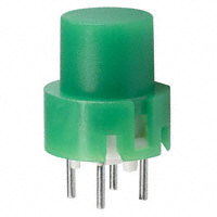 E-Switch - 520.02-GRN - SWITCH PUSH SPST-NO 0.01A 35V