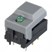 E-Switch - 5501MGRYGRN - SWITCH PUSH SPDT 0.3A 12V