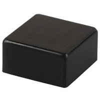 E-Switch - 6JBLK - CAP PUSHBUTTON SQUARE BLACK