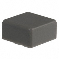 E-Switch - 6JGRY - CAP PUSHBUTTON SQUARE GRAY