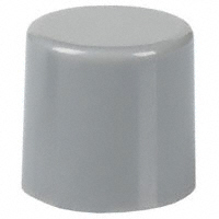 E-Switch - 700C1GRY - CAP PUSHBUTTON ROUND GRAY