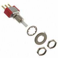 E-Switch - 700CSP7B60M2RE - SWITCH PUSHBUTTON SPDT 0.4VA 20V