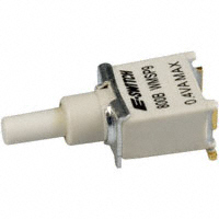 E-Switch - 800BWSP9SM6RE - SWITCH PUSH SPST-NO 0.4VA 20V