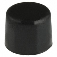 E-Switch - 800C1BLK - CAP PUSHBUTTON ROUND BLACK