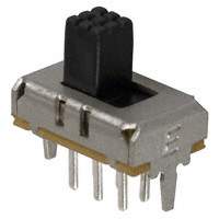 E-Switch - EG2207 - SWITCH SLIDE DPDT 200MA 30V