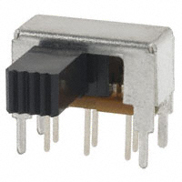 E-Switch - EG2219 - SWITCH SLIDE DPDT 500MA 15V