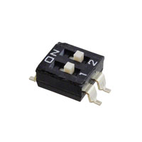 E-Switch - KAE02LGGR - SWITCH SLIDE DIP SPST 25MA 24V