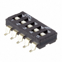 E-Switch - KAE05TGGT - SWITCH SLIDE DIP SPST 25MA 24V
