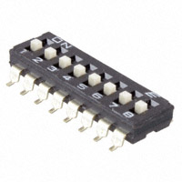E-Switch - KAE08LGGT - SWITCH SLIDE DIP SPST 25MA 24V