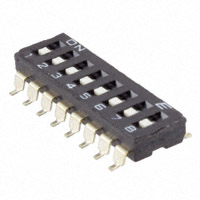 E-Switch - KAE08TGGT - SWITCH SLIDE DIP SPST 25MA 24V
