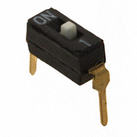 E-Switch - KAJ01LAGT - SWITCH SLIDE DIP SPST 25MA 24V
