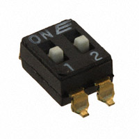 E-Switch - KAJ02LGGT - SWITCH SLIDE DIP SPST 25MA 24V