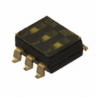 E-Switch - KAJ03TGGT - SWITCH SLIDE DIP SPST 25MA 24V