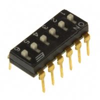 E-Switch - KAJ06LAGT - SWITCH SLIDE DIP SPST 25MA 24V