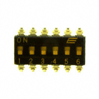 E-Switch - KAJ06TGGT - SWITCH SLIDE DIP SPST 25MA 24V