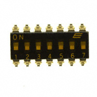 E-Switch - KAJ07TGGT - SWITCH SLIDE DIP SPST 25MA 24V