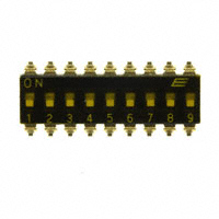 E-Switch - KAJ09TGGT - SWITCH SLIDE DIP SPST 25MA 24V
