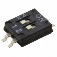 E-Switch - KAN1102R - SWITCH SLIDE DIP SPST 25MA 24V