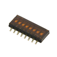 E-Switch - KAN1108RT - SWITCH SLIDE DIP SPST 25MA 24V