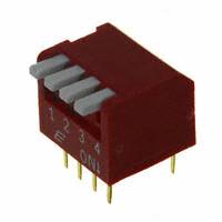 E-Switch - KAP1104E - SWITCH PIANO DIP SPST 25MA 24V