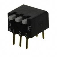 E-Switch - KAR03LAGT - SWITCH PIANO DIP SPST 25MA 24V