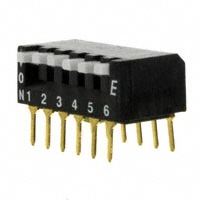 E-Switch - KAR06LAGT - SWITCH PIANO DIP SPST 25MA 24V