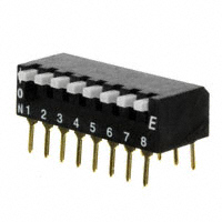 E-Switch - KAR08LAGT - SWITCH PIANO DIP SPST 25MA 24V