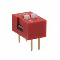 E-Switch - KAS1102E - SWITCH SLIDE DIP SPST 25MA 24V