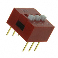 E-Switch - KAS1103E - SWITCH SLIDE DIP SPST 25MA 24V