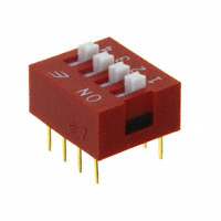 E-Switch - KAS1104E - SWITCH SLIDE DIP SPST 25MA 24V