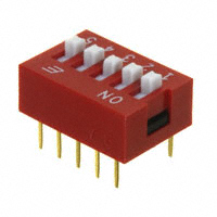 E-Switch - KAS1105E - SWITCH SLIDE DIP SPST 25MA 24V