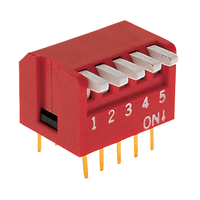 E-Switch - KAP1105E - SWITCH PIANO DIP SPST 25MA 24V