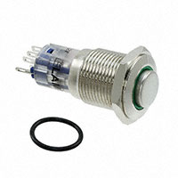 E-Switch - PV3H2H0NN-334 - SWITCH PUSHBUTTON DPDT 2A 48V