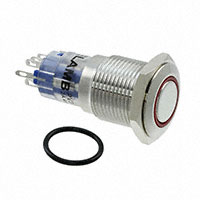 E-Switch - PV3WF2H0SS-315 - SWITCH PUSHBUTTON DPDT 2A 48V